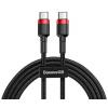BASEUS καλώδιο USB Type-C CATKLF-G91, 3A 60W, PD2.0, 2m, μαύρο-κόκκινο | eLabstore.gr BASEUS καλώδιο USB Type-C CATKLF-G91, 3A 60W, PD2.0, 2m, μαύρο-κόκκινο | Αξεσουάρ κινητών | elabstore.gr