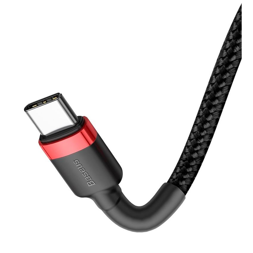BASEUS καλώδιο USB Type-C CATKLF-G91, 3A 60W, PD2.0, 2m, μαύρο-κόκκινο | eLabstore.gr BASEUS καλώδιο USB Type-C CATKLF-G91, 3A 60W, PD2.0, 2m, μαύρο-κόκκινο | Αξεσουάρ κινητών | elabstore.gr