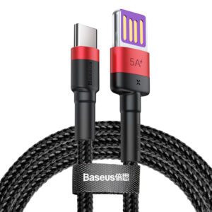 BASEUS καλώδιο USB σε USB Type-C CATKLF-P91, 5A 40W, double-sided, 1m | Αξεσουάρ κινητών | elabstore.gr
