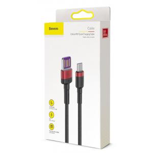BASEUS καλώδιο USB σε USB Type-C CATKLF-P91, 5A 40W, double-sided, 1m | eLabstore.gr BASEUS καλώδιο USB σε USB Type-C CATKLF-P91, 5A 40W, double-sided, 1m | eLabstore.gr