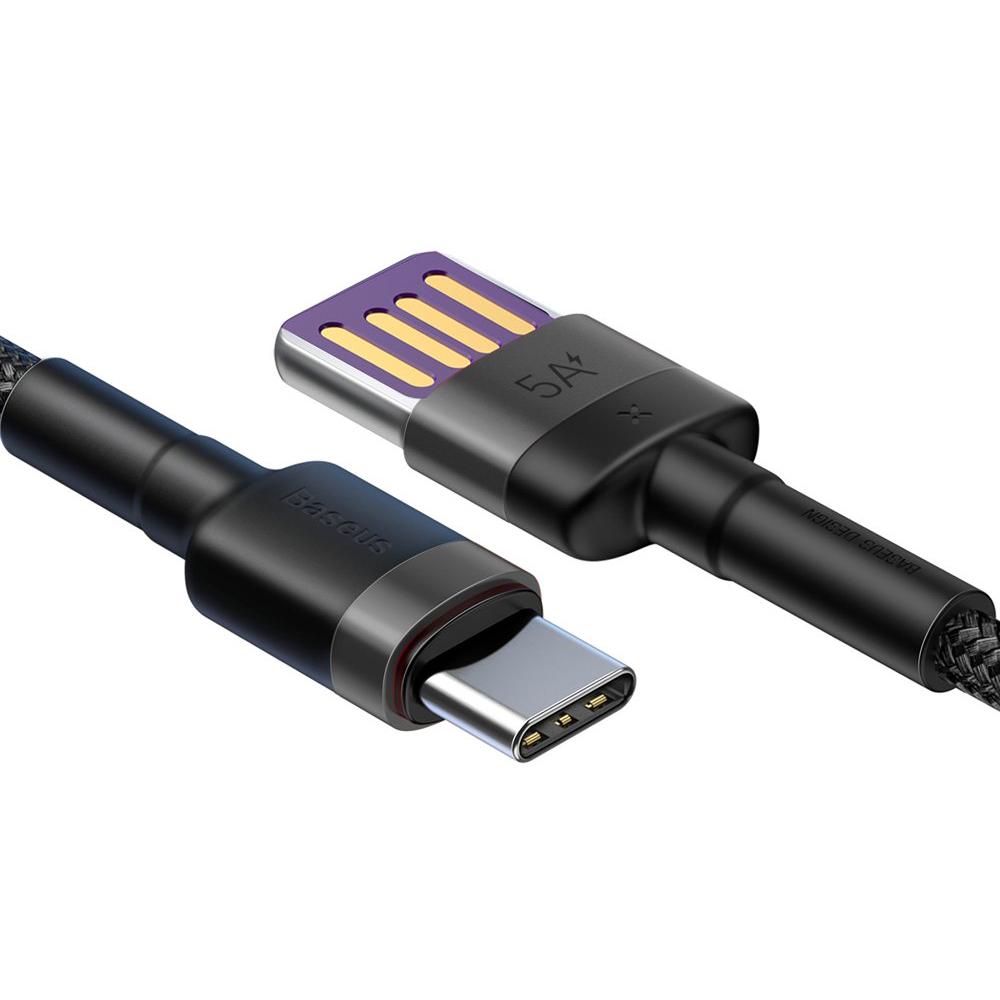 BASEUS καλώδιο USB σε USB Type-C CATKLF-PG1, 5A 40W, double-sided, 1m | eLabstore.gr BASEUS καλώδιο USB σε USB Type-C CATKLF-PG1, 5A 40W, double-sided, 1m | Αξεσουάρ κινητών | elabstore.gr