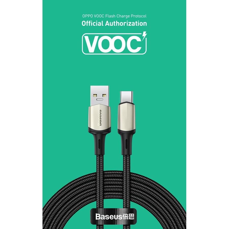BASEUS καλώδιο USB σε USB Type-C CATKLF-VA01, VOOC, 5A, 1m, μαύρο | eLabstore.gr BASEUS καλώδιο USB σε USB Type-C CATKLF-VA01, VOOC, 5A, 1m, μαύρο | Αξεσουάρ κινητών | elabstore.gr