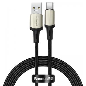 BASEUS καλώδιο USB σε USB Type-C CATKLF-VB01, VOOC, 5A, 2m, μαύρο | Αξεσουάρ κινητών | elabstore.gr