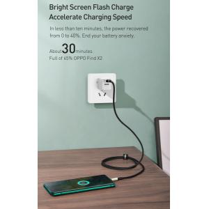 BASEUS καλώδιο USB σε USB Type-C CATKLF-VB01, VOOC, 5A, 2m, μαύρο | eLabstore.gr BASEUS καλώδιο USB σε USB Type-C CATKLF-VB01, VOOC, 5A, 2m, μαύρο | eLabstore.gr