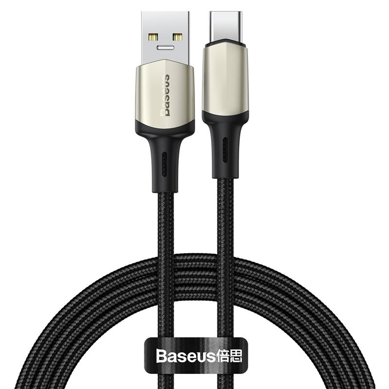 BASEUS καλώδιο USB σε USB Type-C CATKLF-VB01, VOOC, 5A, 2m, μαύρο | eLabstore.gr BASEUS καλώδιο USB σε USB Type-C CATKLF-VB01, VOOC, 5A, 2m, μαύρο | Αξεσουάρ κινητών | elabstore.gr