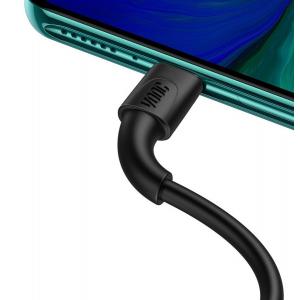 BASEUS καλώδιο USB σε USB Type-C CATSW-F01, VOOC, 5A, 1m, μαύρο | Αξεσουάρ κινητών | elabstore.gr