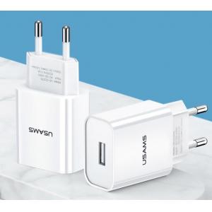 USAMS φορτιστής τοίχου T18, 1x USB, 2.1A, λευκός | eLabstore.gr USAMS φορτιστής τοίχου T18, 1x USB, 2.1A, λευκός | Αξεσουάρ κινητών | elabstore.gr
