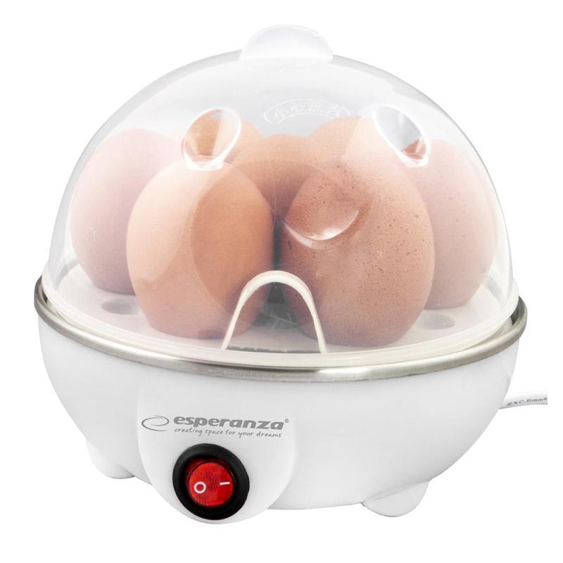 ESPERANZA βραστήρας αυγών EKE001, 7 θέσεων, 350W, λευκός | eLabstore.gr ESPERANZA βραστήρας αυγών EKE001, 7 θέσεων, 350W, λευκός | Οικιακές & Προσωπικές Συσκευές | elabstore.gr