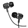 USAMS earphones με μικρόφωνο EP-38, 10mm, 3.5mm, 1.2m, μαύρα | Αξεσουάρ κινητών | elabstore.gr
