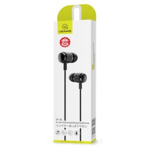 USAMS earphones με μικρόφωνο EP-38, 10mm, 3.5mm, 1.2m, μαύρα | eLabstore.gr USAMS earphones με μικρόφωνο EP-38, 10mm, 3.5mm, 1.2m, μαύρα | Αξεσουάρ κινητών | elabstore.gr