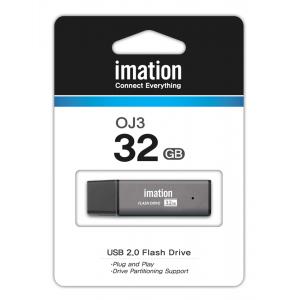 IMATION USB Flash Drive OJ3 RT02030032SV, 32GB, USB 2.0, ασημί | Συνοδευτικά PC | elabstore.gr