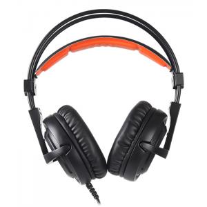 SADES Gaming Headset A6, multiplatform, USB, LED, μαύρα | Συνοδευτικά PC | elabstore.gr