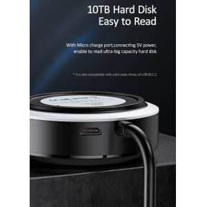 USAMS USB Type-C hub SJ415 USB 3.0, 1x USB 3.0, 3x USB 2.0, 1m, μαύρο | Συνοδευτικά PC | elabstore.gr