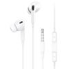 USAMS earphones με μικρόφωνο EP-41, 3.5mm, 10mm, 1.2m, λευκά | Αξεσουάρ κινητών | elabstore.gr
