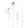 USAMS earphones με μικρόφωνο EP-41, Lightning, 10mm, 1.2m, λευκά | Αξεσουάρ κινητών | elabstore.gr