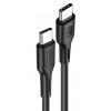 USAMS καλώδιο USB Type-C U43, 5A 100W, PD, 1.2m, μαύρο | Αξεσουάρ κινητών | elabstore.gr