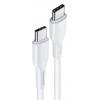 USAMS καλώδιο USB Type-C U43, 5A 100W, PD, 1.2m, λευκό | Αξεσουάρ κινητών | elabstore.gr