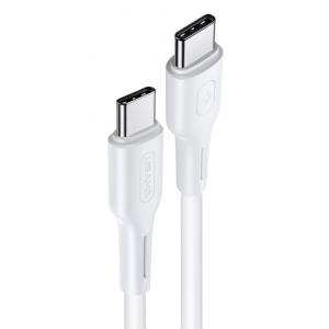 USAMS καλώδιο USB Type-C U43, 5A 100W, PD, 1.2m, λευκό | Αξεσουάρ κινητών | elabstore.gr