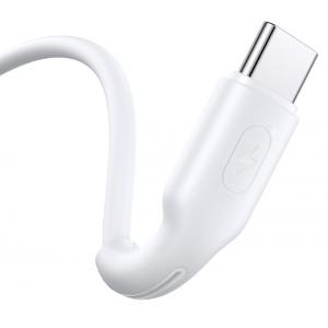 USAMS καλώδιο USB Type-C U43, 5A 100W, PD, 1.2m, λευκό | Αξεσουάρ κινητών | elabstore.gr