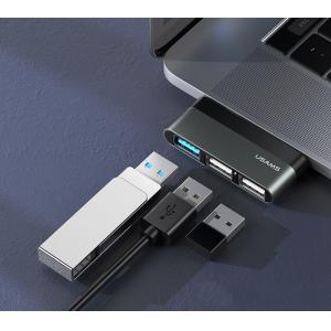 USAMS USB Type-C hub SJ461, 1x USB 3.0, 2x USB 2.0, γκρι | eLabstore.gr USAMS USB Type-C hub SJ461, 1x USB 3.0, 2x USB 2.0, γκρι | Συνοδευτικά PC | elabstore.gr