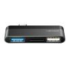 USAMS USB Type-C hub SJ463, 1x USB 3.0, 1x USB 2.0, Micro SD, γκρι | Συνοδευτικά PC | elabstore.gr