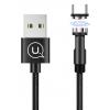 USAMS Καλώδιο USB σε USB Type-C U59 μαγνητικό, περιστρεφόμενο, 1m, μαύρο | Αξεσουάρ κινητών | elabstore.gr