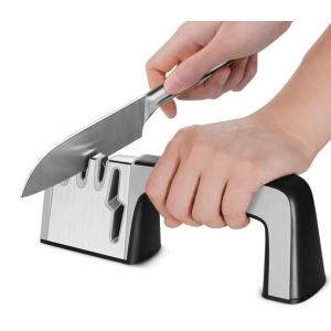 Ακονιστήρι μαχαιριών TOOL-0040, 4 επιπέδων, μαύρο-γκρι | Οικιακές & Προσωπικές Συσκευές | elabstore.gr