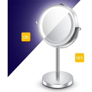 Καθρέφτης δύο όψεων TOOL-0041, με φωτισμό LED, 10x zoom, ασημί | eLabstore.gr Καθρέφτης δύο όψεων TOOL-0041, με φωτισμό LED, 10x zoom, ασημί | Οικιακές & Προσωπικές Συσκευές | elabstore.gr