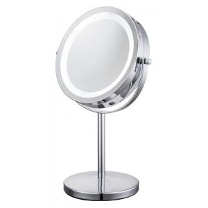 Καθρέφτης δύο όψεων TOOL-0041, με φωτισμό LED, 10x zoom, ασημί | Οικιακές & Προσωπικές Συσκευές | elabstore.gr
