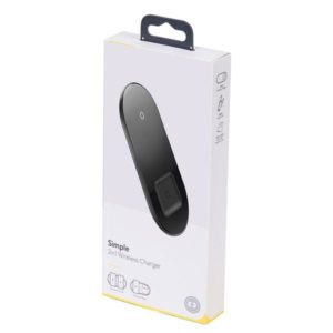 BASEUS διπλός ασύρματος φορτιστής Simple WXJK-01, USB Type-C, 15W | Αξεσουάρ κινητών | elabstore.gr