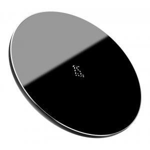 BASEUS ασύρματος φορτιστής Simple WXJK-B01, USB Type-C, 15W, μαύρος | Αξεσουάρ κινητών | elabstore.gr