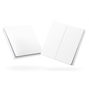 AQARA Smart διπλός διακόπτης WXKG02LM, Zigbee, λευκός | Οικιακές & Προσωπικές Συσκευές | elabstore.gr