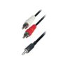 1.5m Stereo 3.5MM Plug To 2RCA Plug Nickel | Ήχου & Εικόνας | elabstore.gr