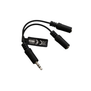 0.15M Mini 3.5mm M- 2x Mini 3.5mm F Nickel EB257 | Ήχου & Εικόνας | elabstore.gr