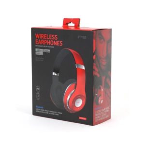 Ακουστικό Bluetooth w/FM radio,MP3 Player,Hands-Free, αναδιπλούμενο κόκκινο | Περιφερειακά | elabstore.gr