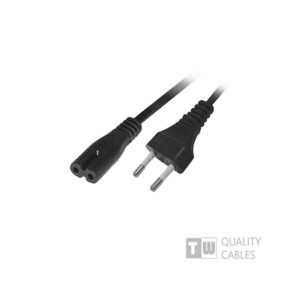 Καλώδιο τροφοδοσίας ρεύματος οκταράκι 2x0,50mm 1.5m | Πληροφορικής | elabstore.gr