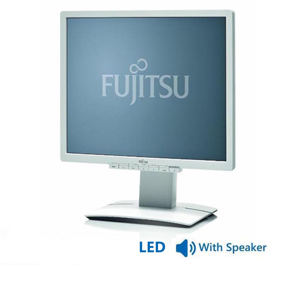 Used Monitor B19-x LED/Fujitsu/19"/1280x1024/White/With Speakers/VGA & DVI-D | eLabstore.gr Used Monitor B19-x LED/Fujitsu/19"/1280x1024/White/With Speakers/VGA & DVI-D | Refurbished | elabstore.gr