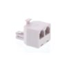 Adaptor Rj11-6P4C 1αρσενικό/2θηλυκά (Παράλληλα) Well TEL-0007WE-WL | Δικτυακά & Τηλεφωνίας | elabstore.gr