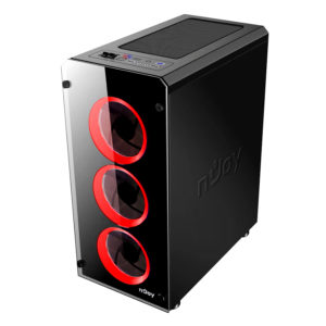 Case Gamer Kian Tower ATX 3x12cm fan LED 2xUSB3.0 2xUSB2.0 Mic/Aud | Gaming | elabstore.gr