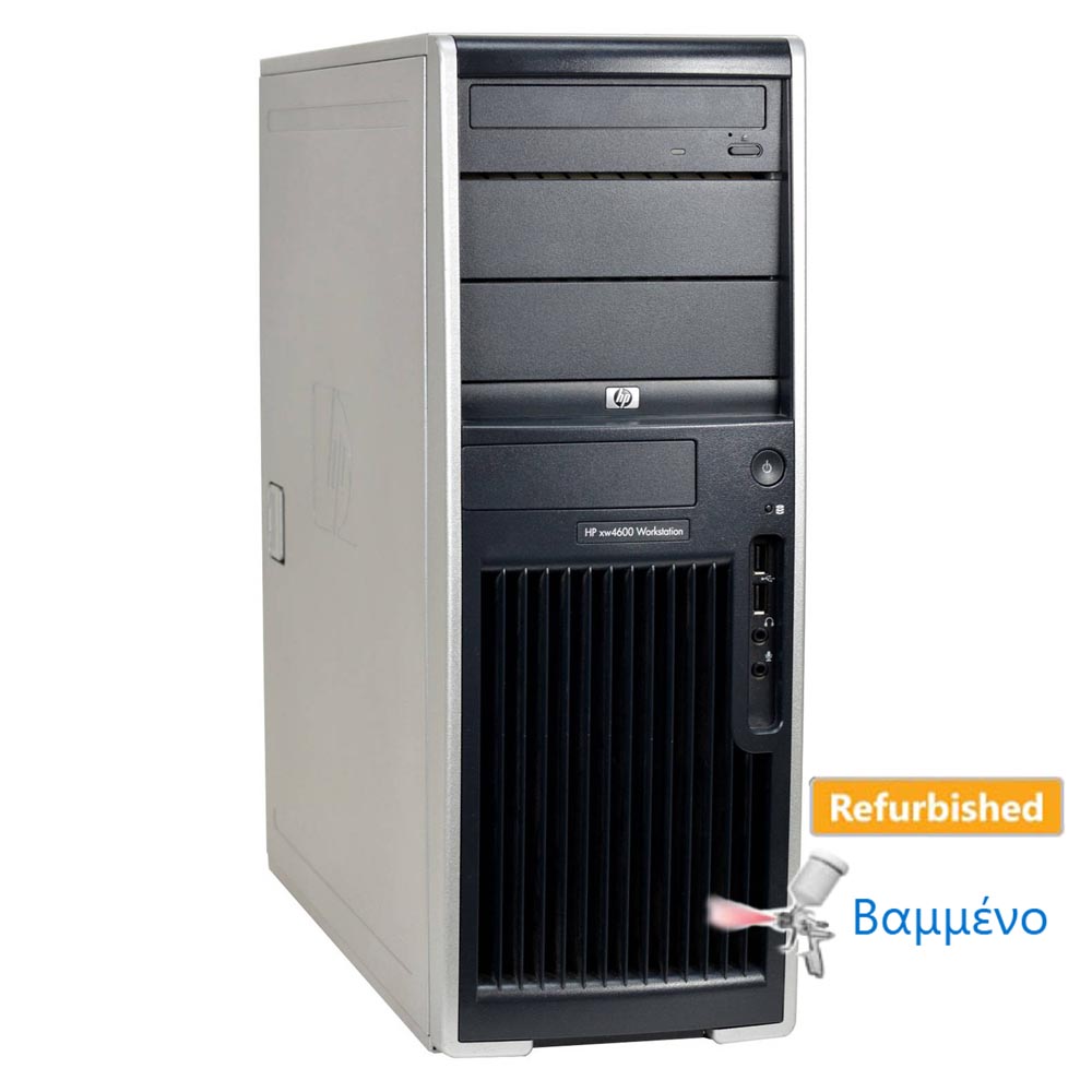 HP XW4600 Tower C2Q-Q9300/4GB/250GB DDR2/Ati 1GB/DVD Grade A+ Workstation Refurbished PC | eLabstore.gr HP XW4600 Tower C2Q-Q9300/4GB/250GB DDR2/Ati 1GB/DVD Grade A+ Workstation Refurbished PC | Refurbished | elabstore.gr
