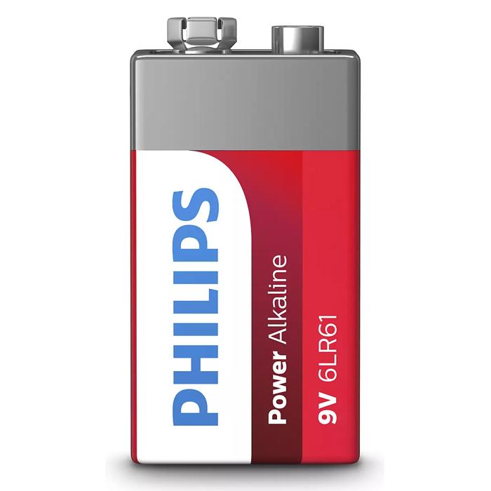 PHILIPS Power αλκαλικές μπαταρίες 6LR61P1B/10, 6LR61 9V, 1τμχ | eLabstore.gr PHILIPS Power αλκαλικές μπαταρίες 6LR61P1B/10, 6LR61 9V, 1τμχ | Μπαταρίες | elabstore.gr