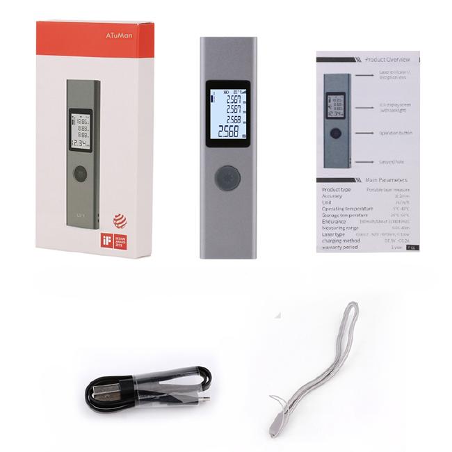 ATUMAN laser μετρητής απόστασης LS-P με οθόνη, m/in/ft, 3cm έως 40m | eLabstore.gr ATUMAN laser μετρητής απόστασης LS-P με οθόνη, m/in/ft, 3cm έως 40m - Image 6