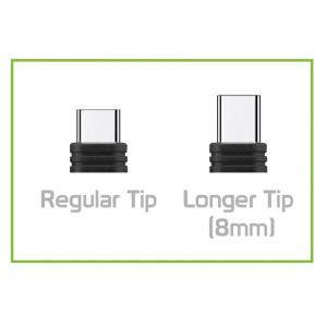 POWERTECH καλώδιο USB σε USB Type-C CAB-U130, 8mm tip, 1.5m, μαύρο-γκρι | Αξεσουάρ κινητών | elabstore.gr