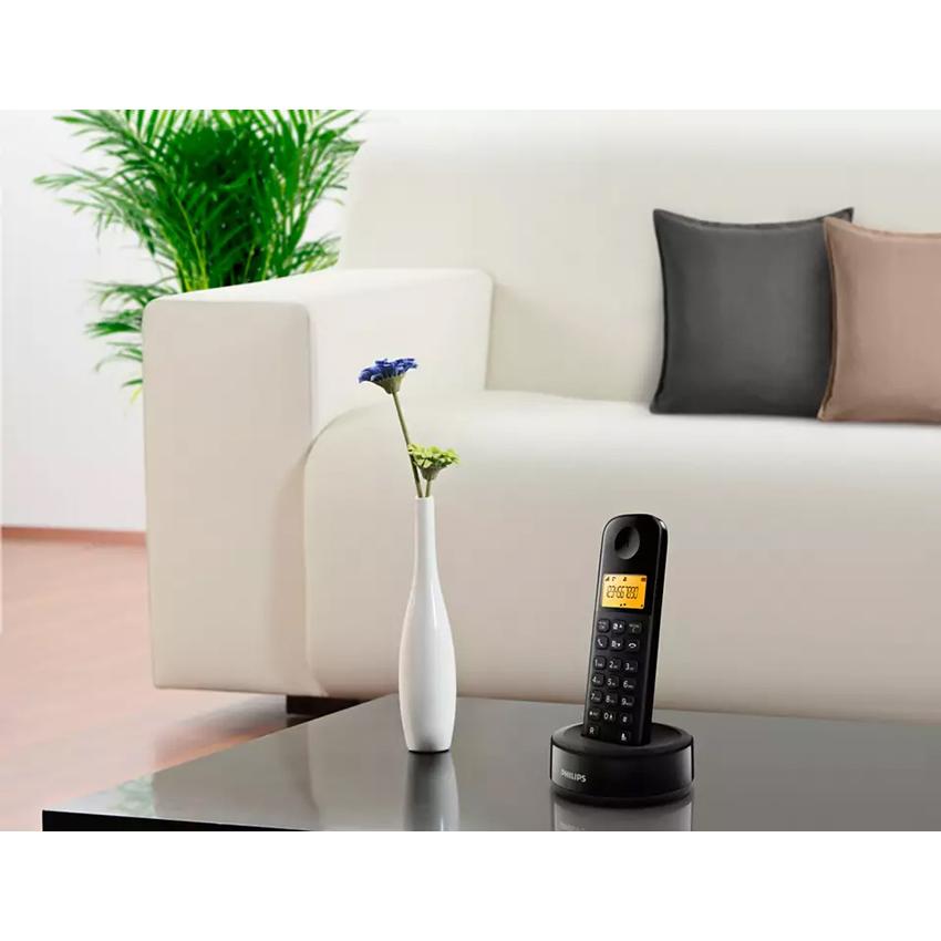PHILIPS ασύρματο τηλέφωνο D1601B/34, με ελληνικό μενού, μαύρο | eLabstore.gr PHILIPS ασύρματο τηλέφωνο D1601B/34, με ελληνικό μενού, μαύρο | Τηλεφωνία | elabstore.gr