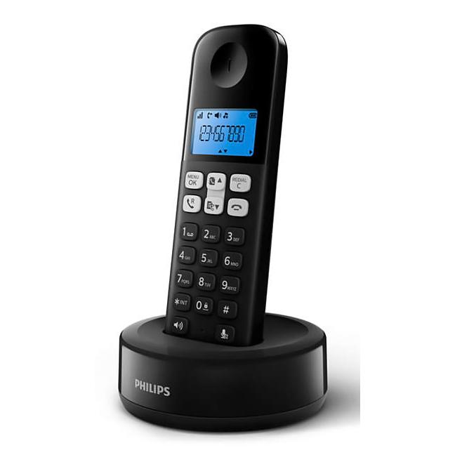 PHILIPS ασύρματο τηλέφωνο D1611B/34, με ελληνικό μενού, μαύρο | eLabstore.gr PHILIPS ασύρματο τηλέφωνο D1611B/34, με ελληνικό μενού, μαύρο | Τηλεφωνία | elabstore.gr