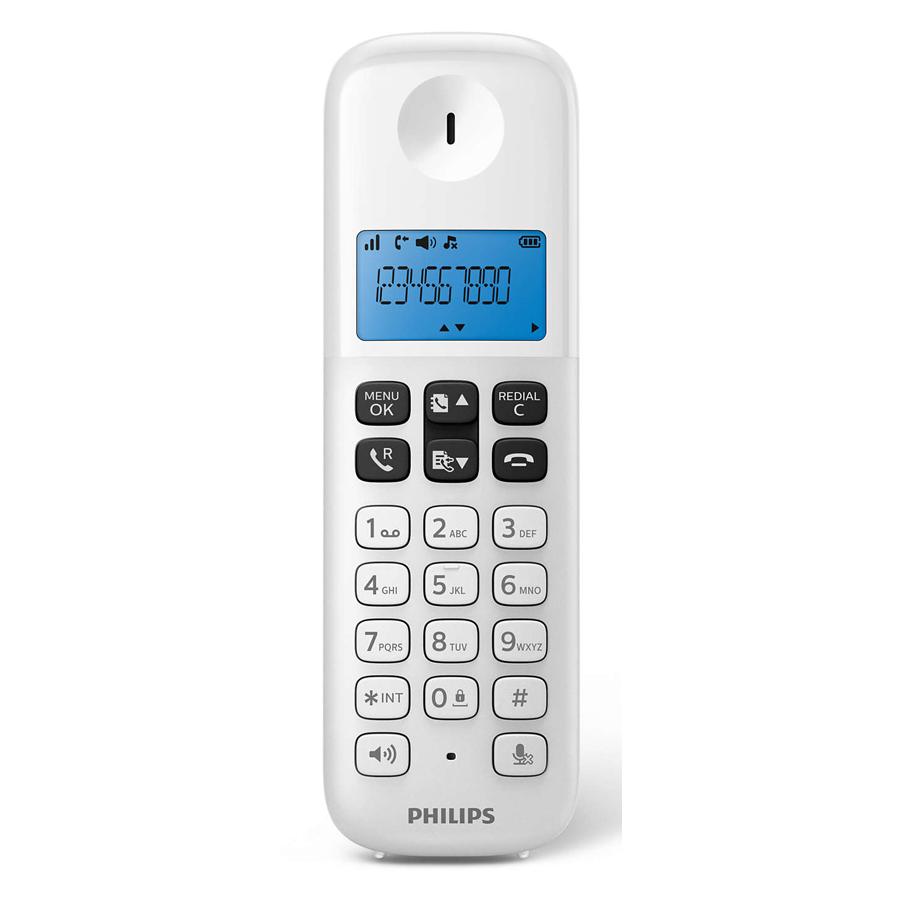 PHILIPS ασύρματο τηλέφωνο D1611B/34, με ελληνικό μενού, λευκό | eLabstore.gr PHILIPS ασύρματο τηλέφωνο D1611B/34, με ελληνικό μενού, λευκό | Τηλεφωνία | elabstore.gr