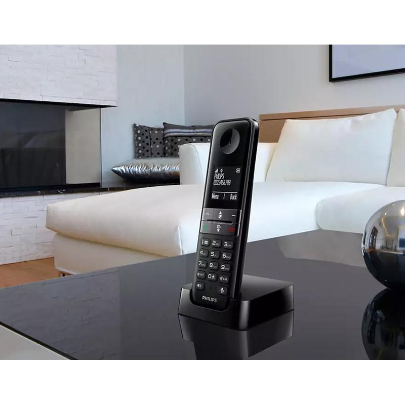 PHILIPS ασύρματο τηλέφωνο D4701B/34, με ελληνικό μενού, μαύρο | eLabstore.gr PHILIPS ασύρματο τηλέφωνο D4701B/34, με ελληνικό μενού, μαύρο | Τηλεφωνία | elabstore.gr