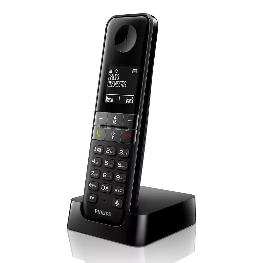 PHILIPS ασύρματο τηλέφωνο D4701B/34, με ελληνικό μενού, μαύρο | eLabstore.gr PHILIPS ασύρματο τηλέφωνο D4701B/34, με ελληνικό μενού, μαύρο | Τηλεφωνία | elabstore.gr