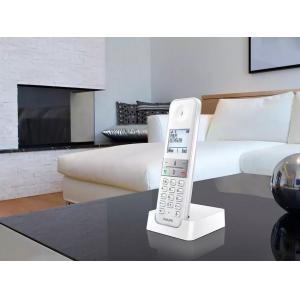 PHILIPS ασύρματο τηλέφωνο D4701W/34, με ελληνικό μενού, λευκό | Τηλεφωνία | elabstore.gr