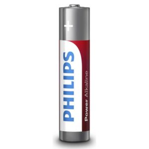 PHILIPS Power αλκαλικές μπαταρίες LR03P8BP/5, AAA LR03 1.5V, 8τμχ | Μπαταρίες | elabstore.gr